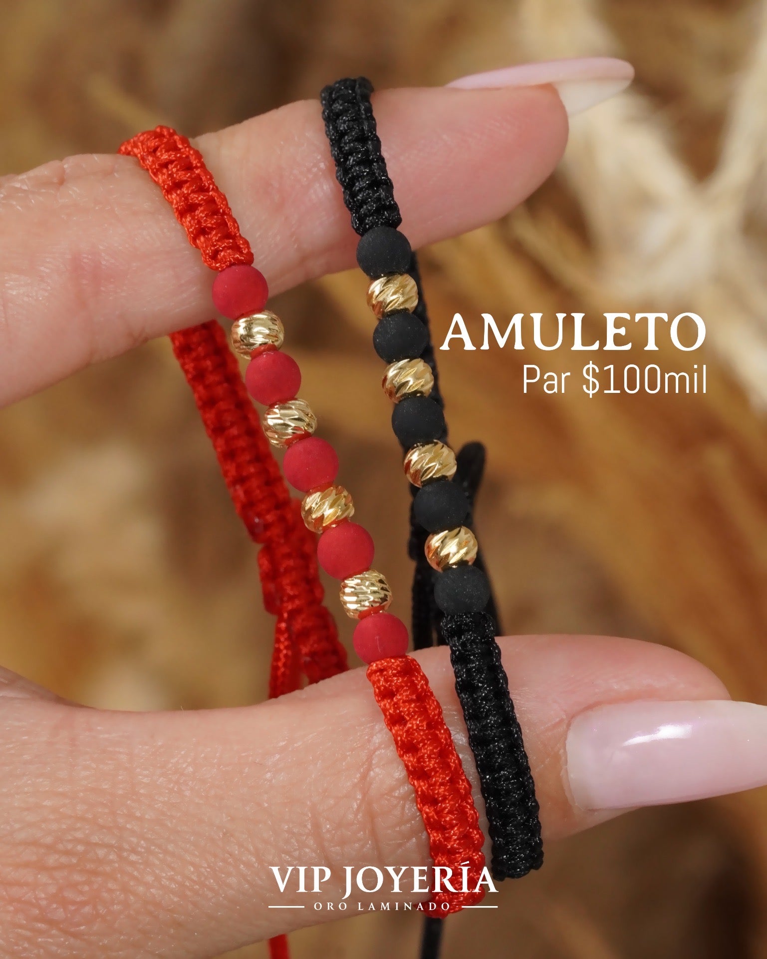 Par manillas amuleto