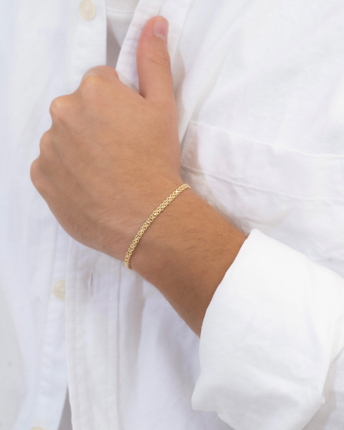Pulsera tejido chino 3mm 20cms
