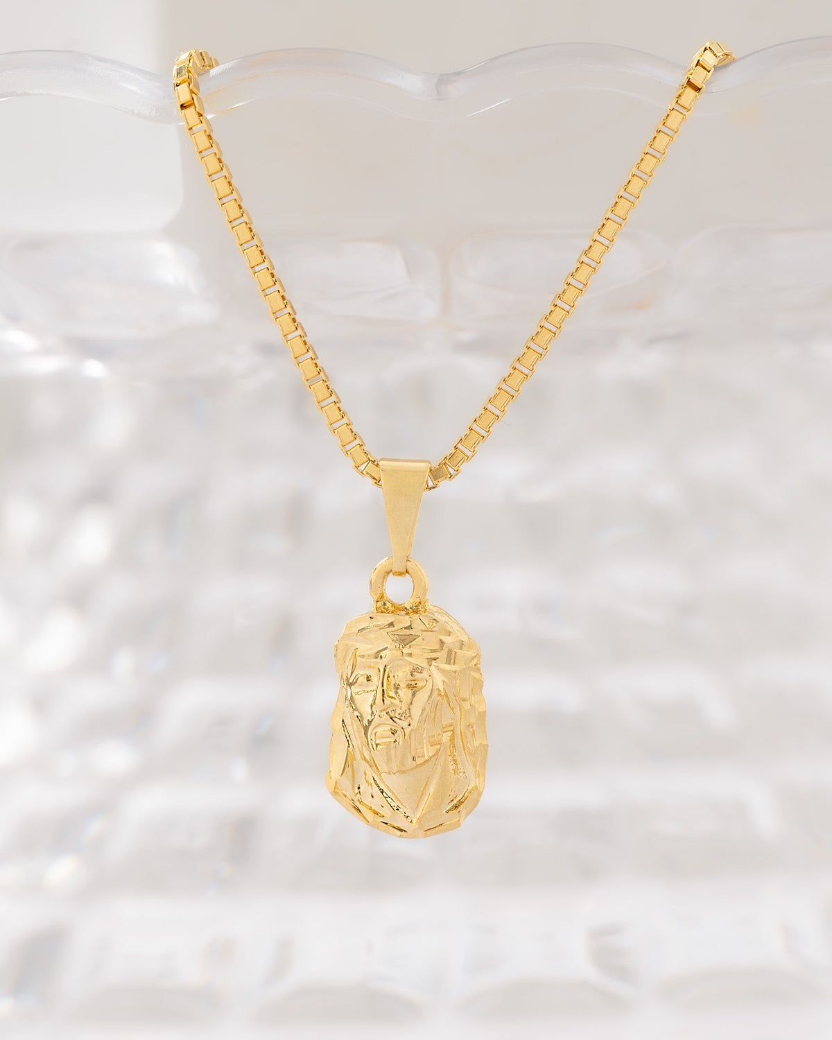 Set veneciana rostro Cristo