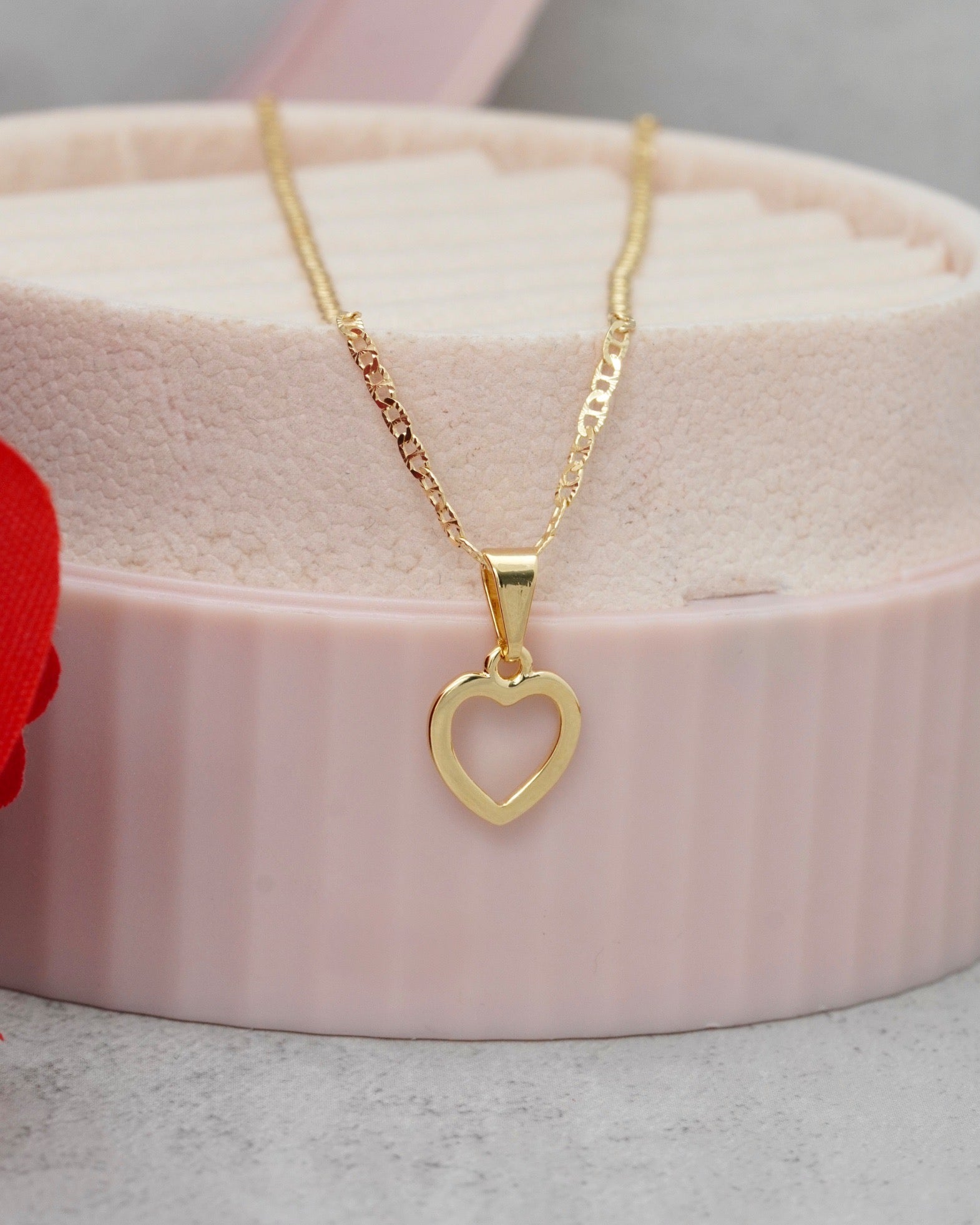 Set Corazón silueta
