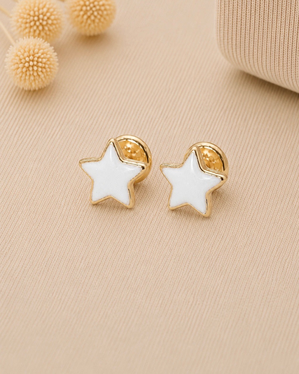 Topo rosca estrella Recina blanca