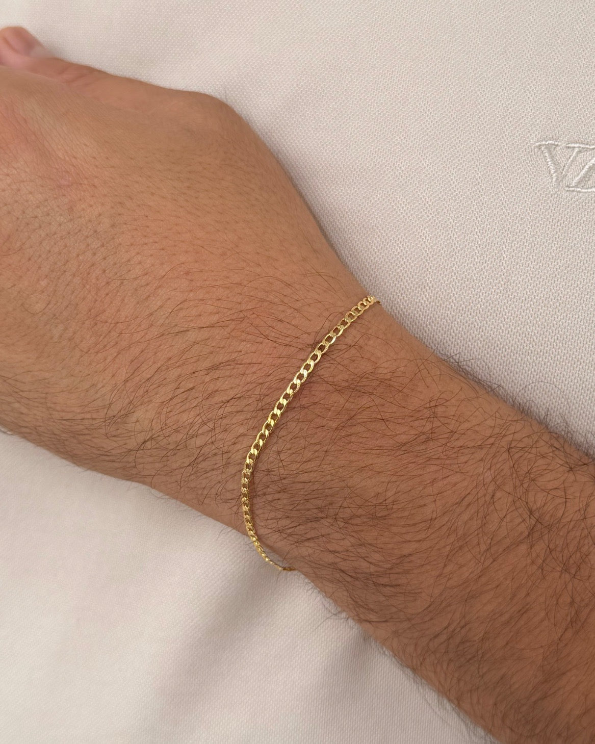 Pulsera cubana 2mm 20cm