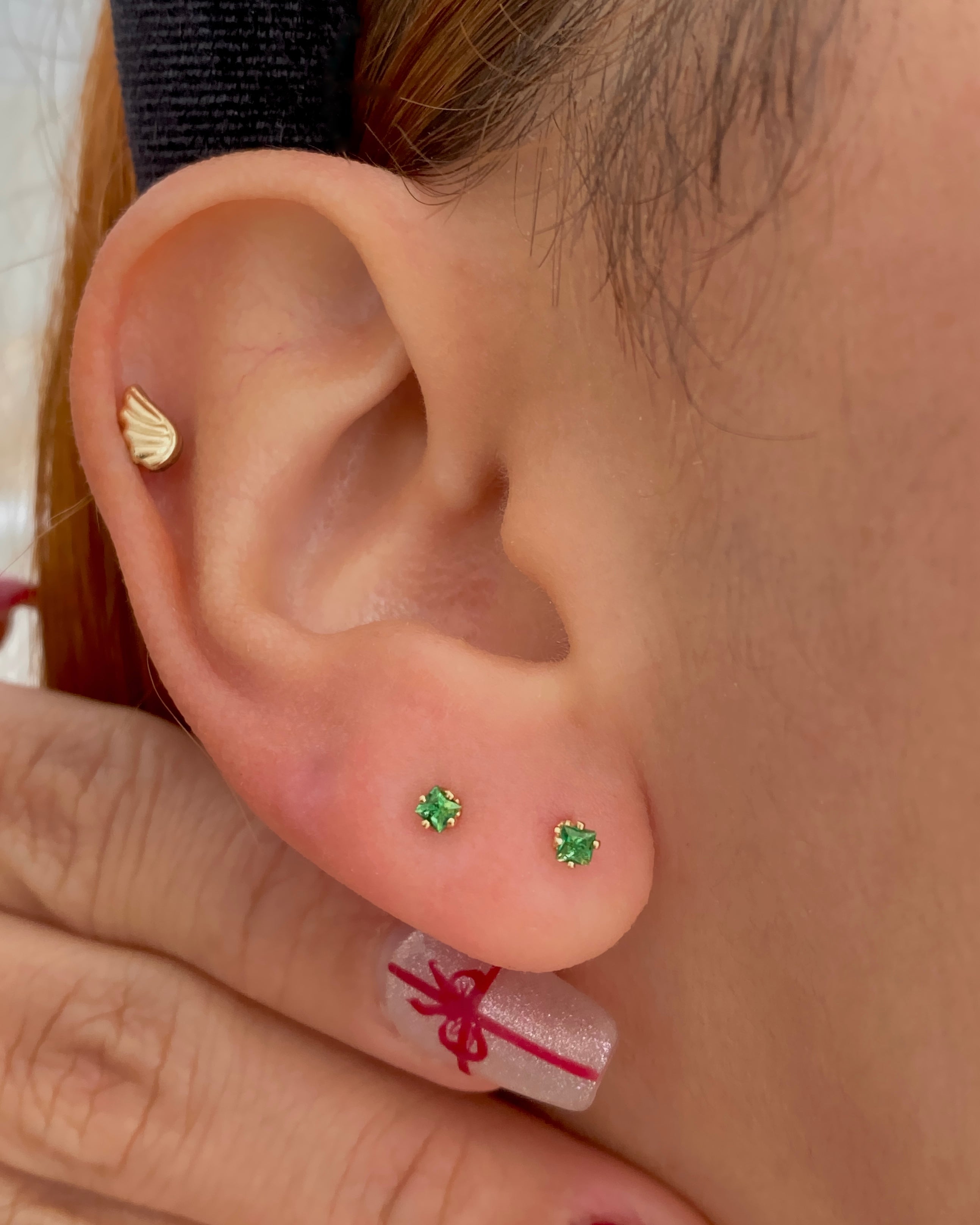 Topo chispa verde 2mm