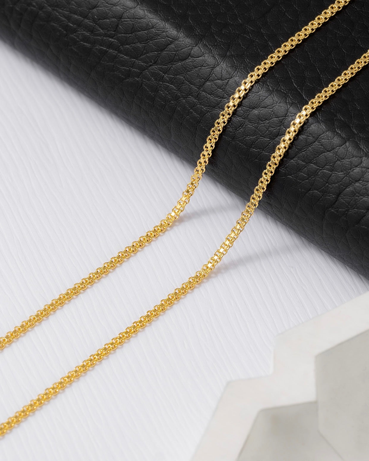 Cadena tejido chino 2mm 45cm