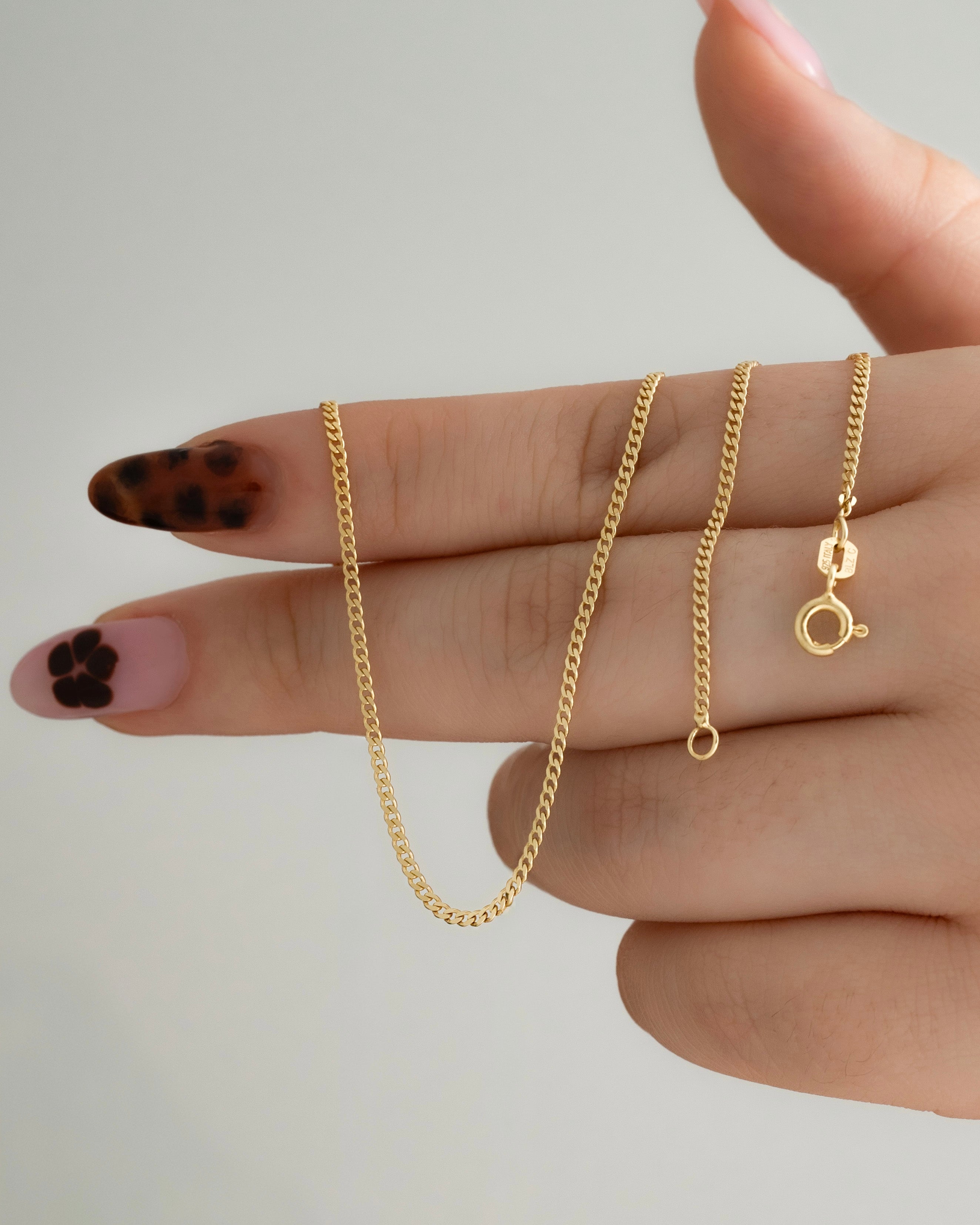 Cadena Cubanita 1.5mm 45cms