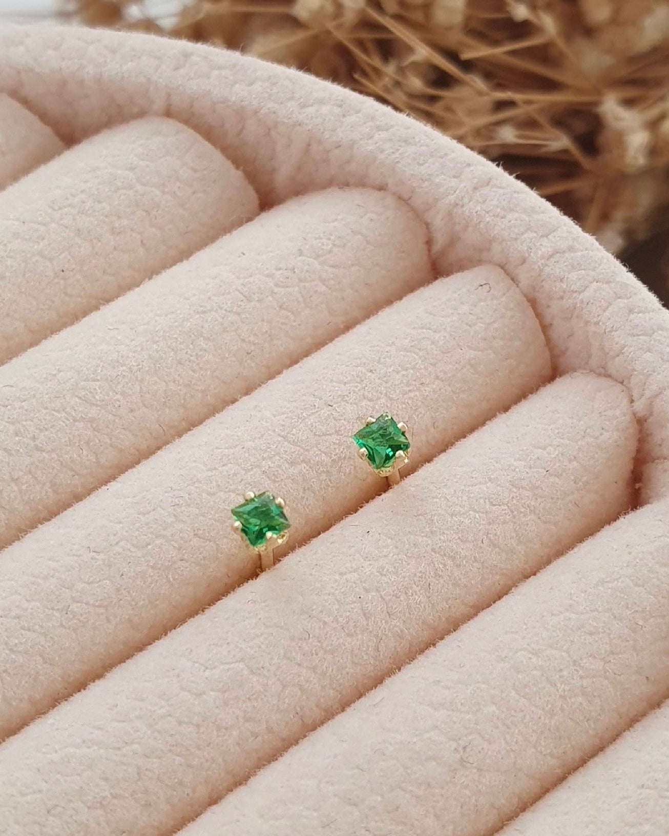 Topo Chispa 2mm cristal o verde