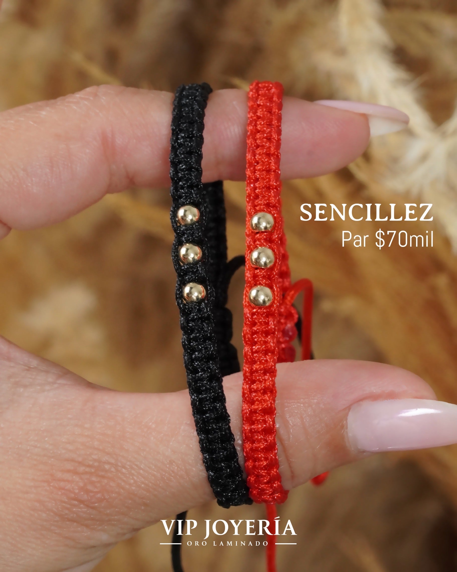 Par manillas sencillez