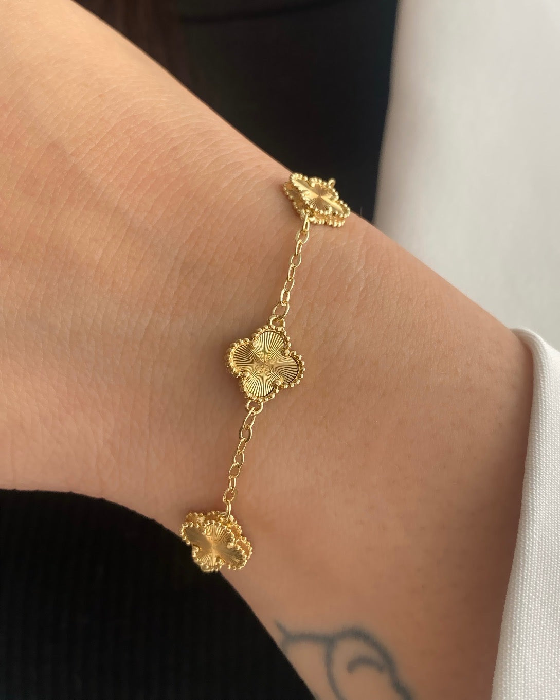 Pulsera Clover 1cms 15cm + Ext