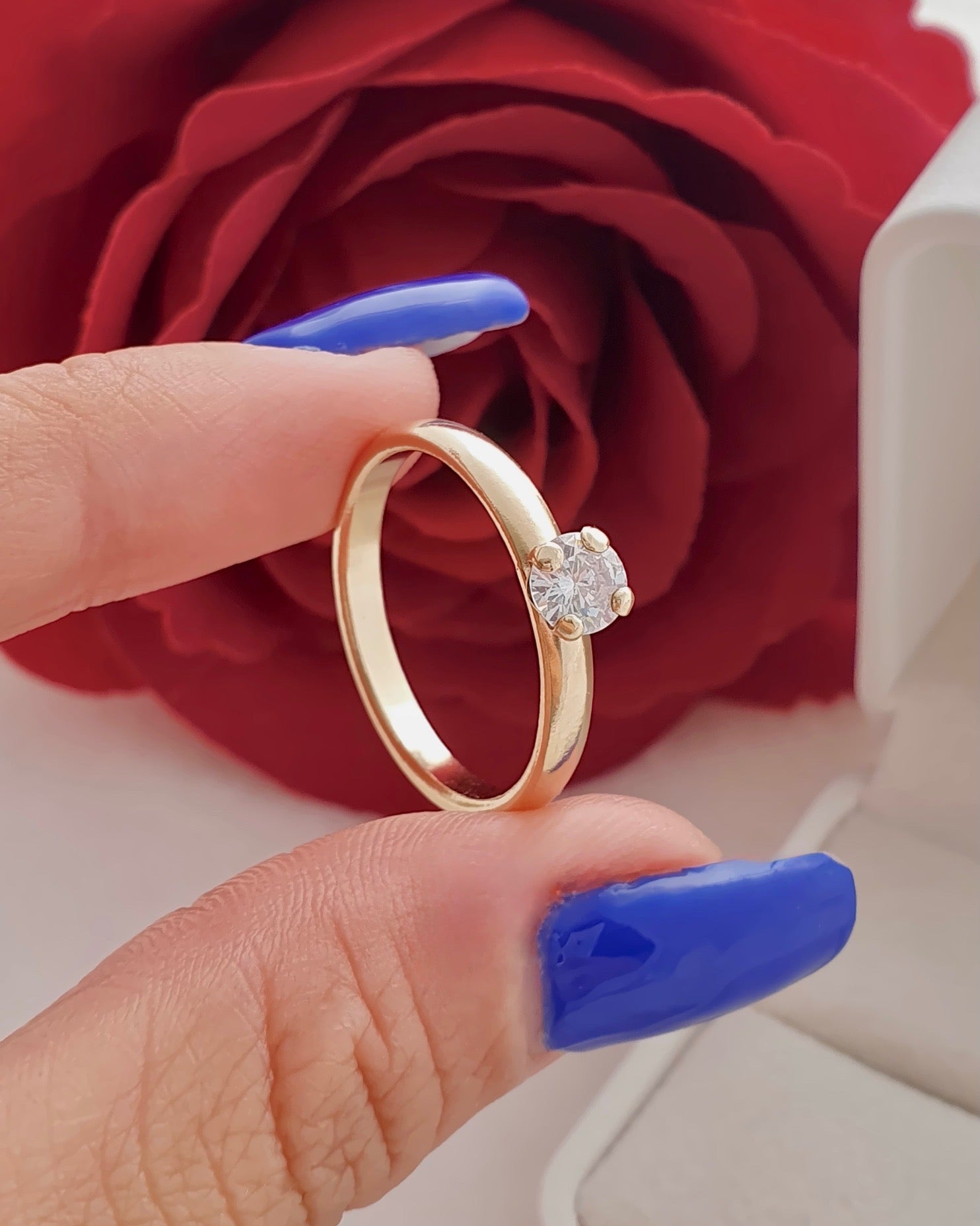 Anillo Compromiso Circon