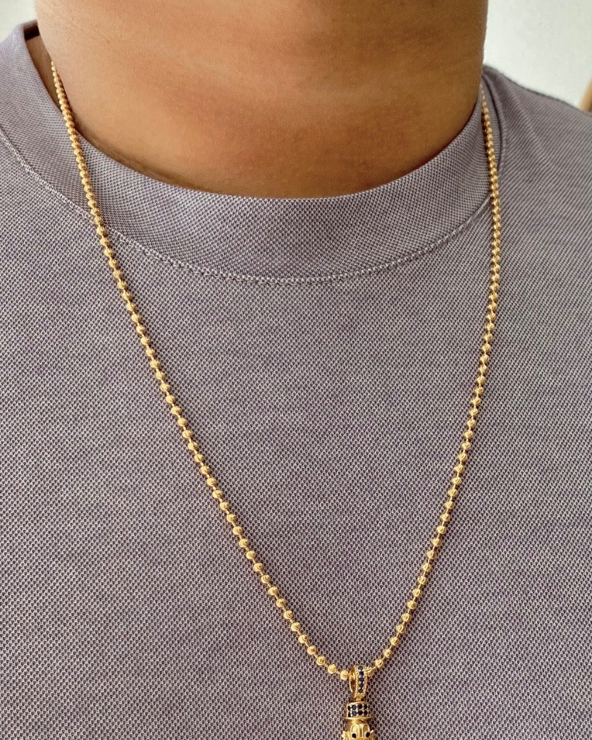 Cadena militar diamantada 3mm 60cms