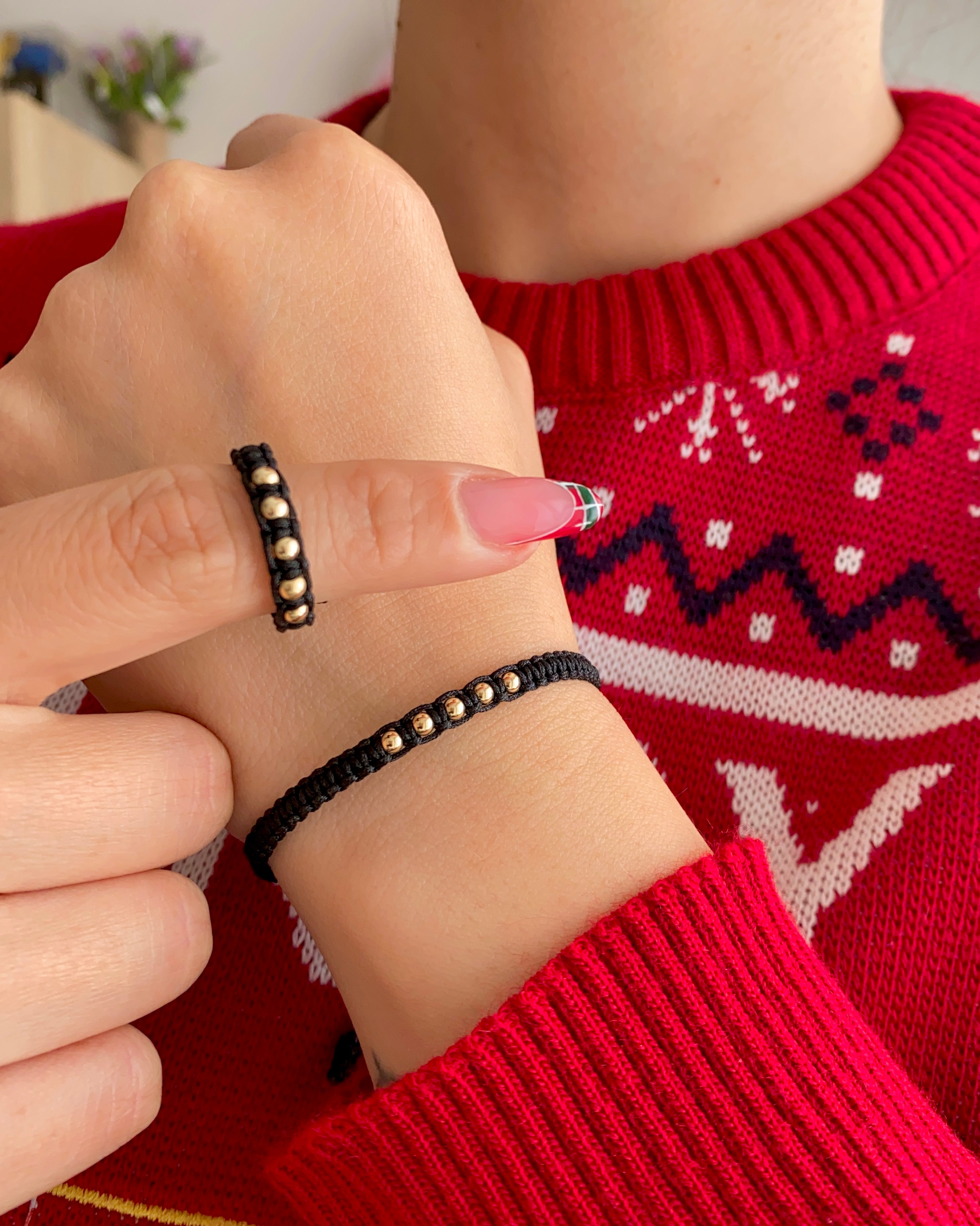 Combo Manilla + Anillo Tejido