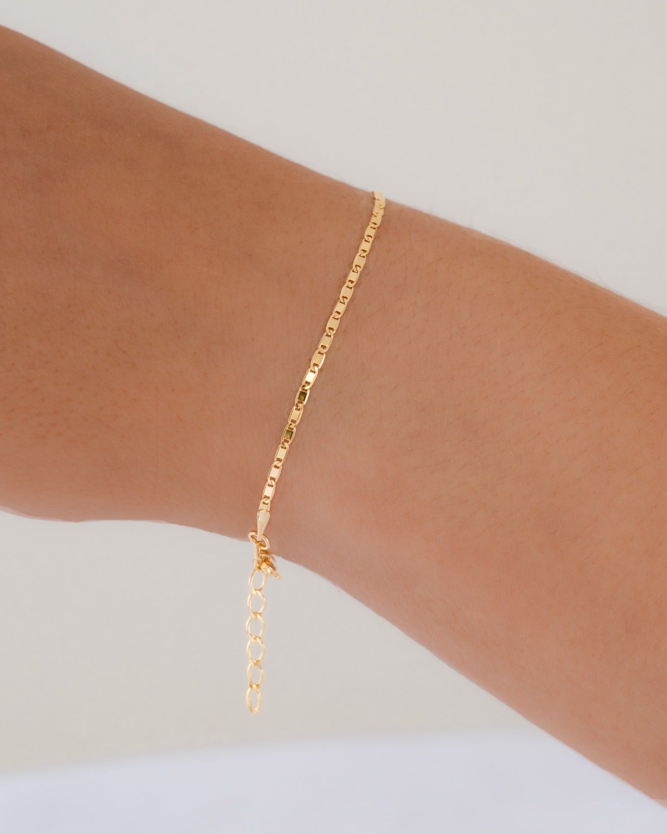 Pulsera escalera delgada 16cms + ext