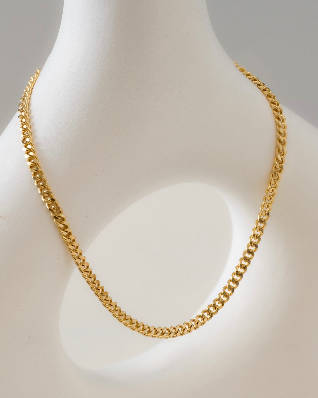 Cadena Cubana Plana 2.5mm 65cm