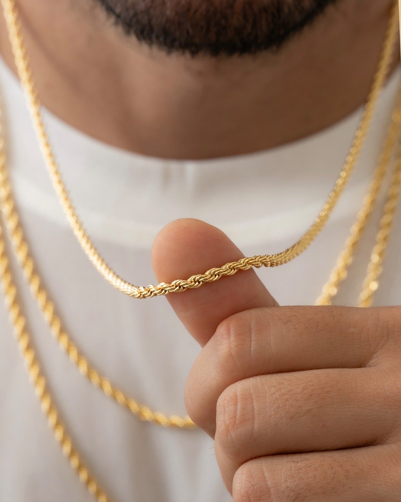 Cadena Lazo 3mm 65cms