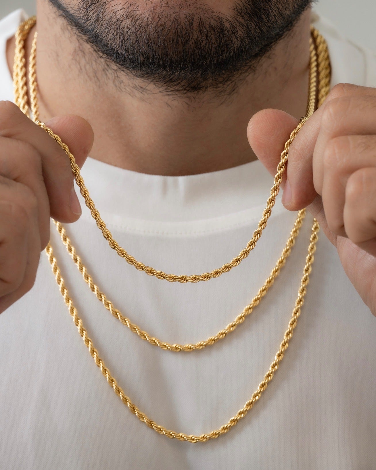 Cadena Lazo 3mm 65cms