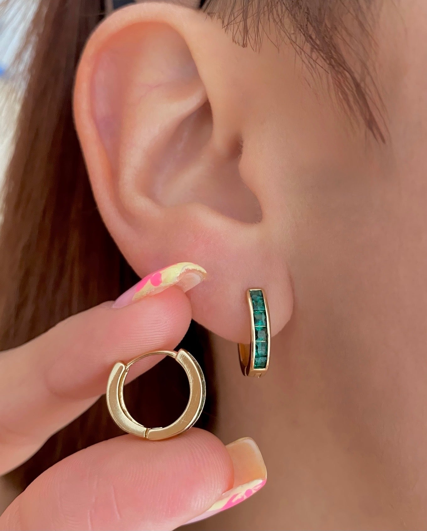 Candonga Línea 5 circonias 1.4cms