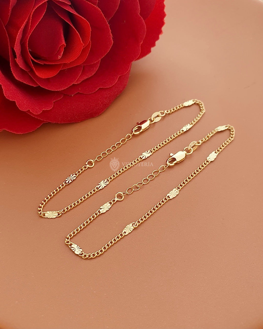 Par cubana destellos 16cm + ext.