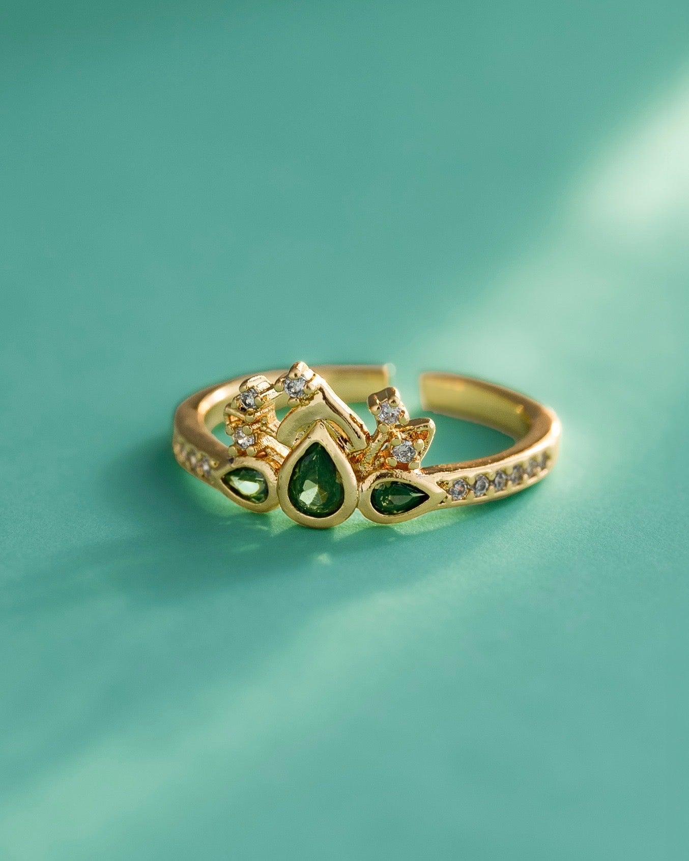 Anillo Green Bloom