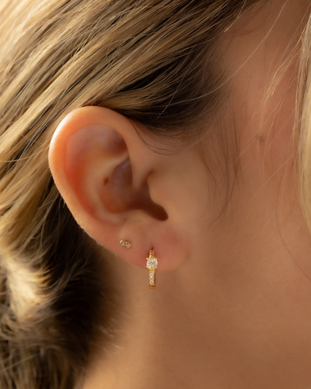 Candonga solitario crystal 13mm