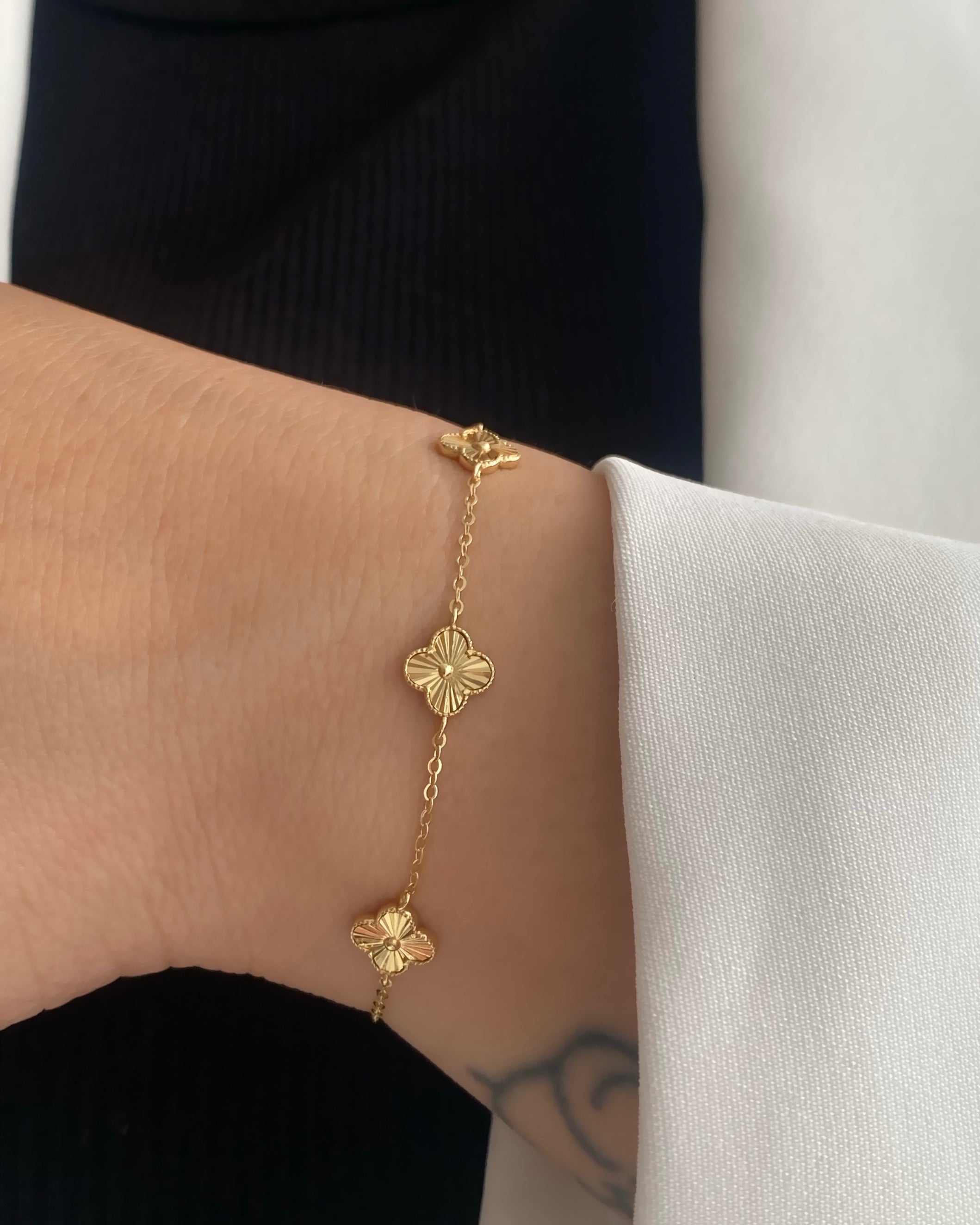 Pulsera Mini Clover 0.7mm 15cms + ext