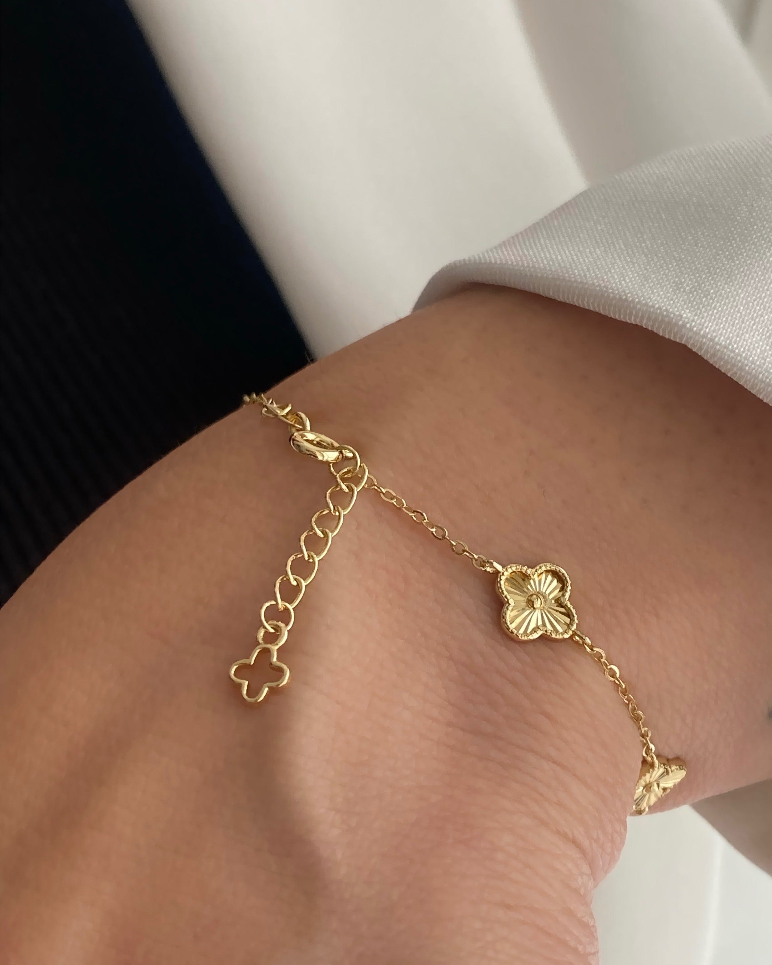 Pulsera Mini Clover 0.7mm 15cms + ext