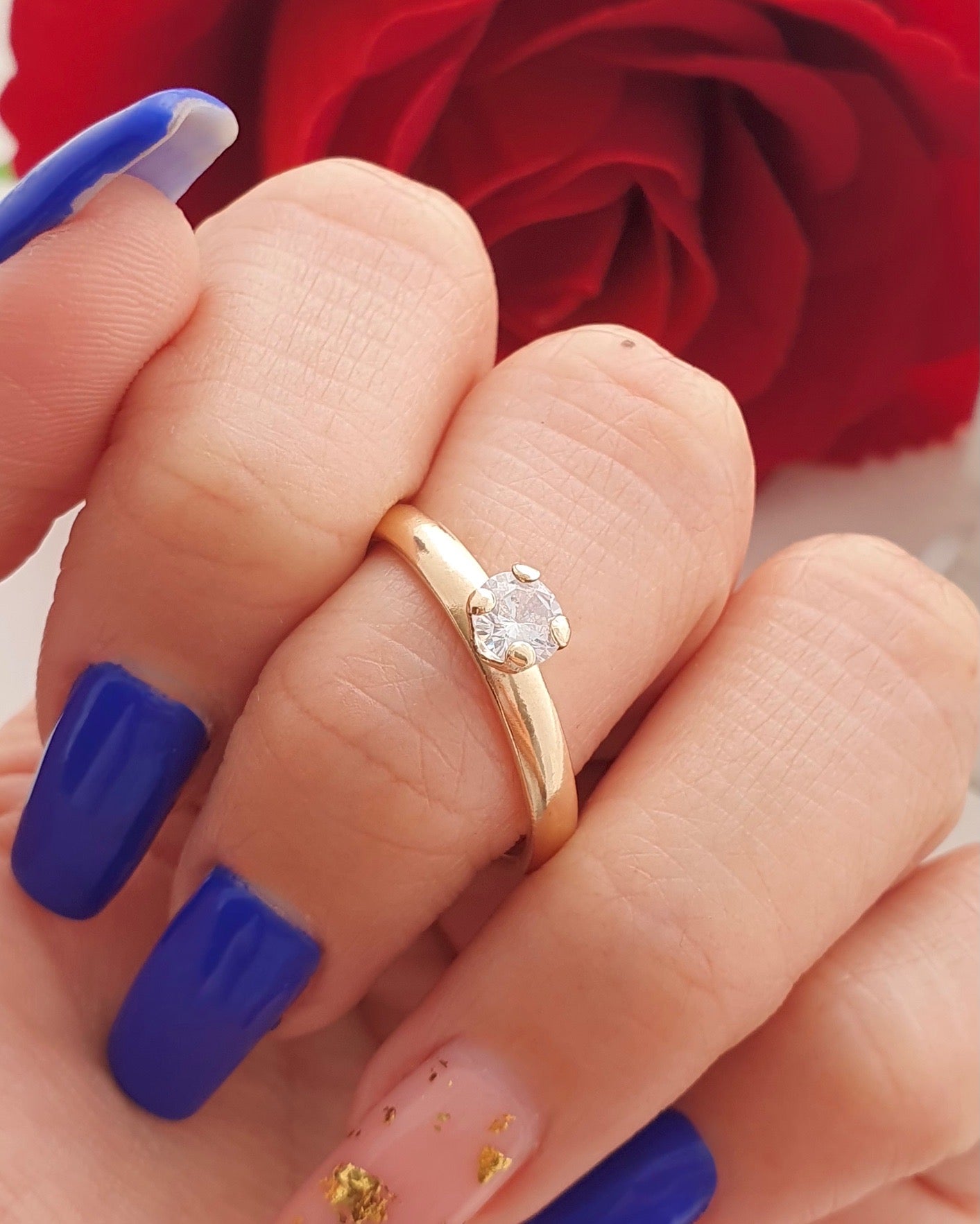 Anillo Compromiso Circon