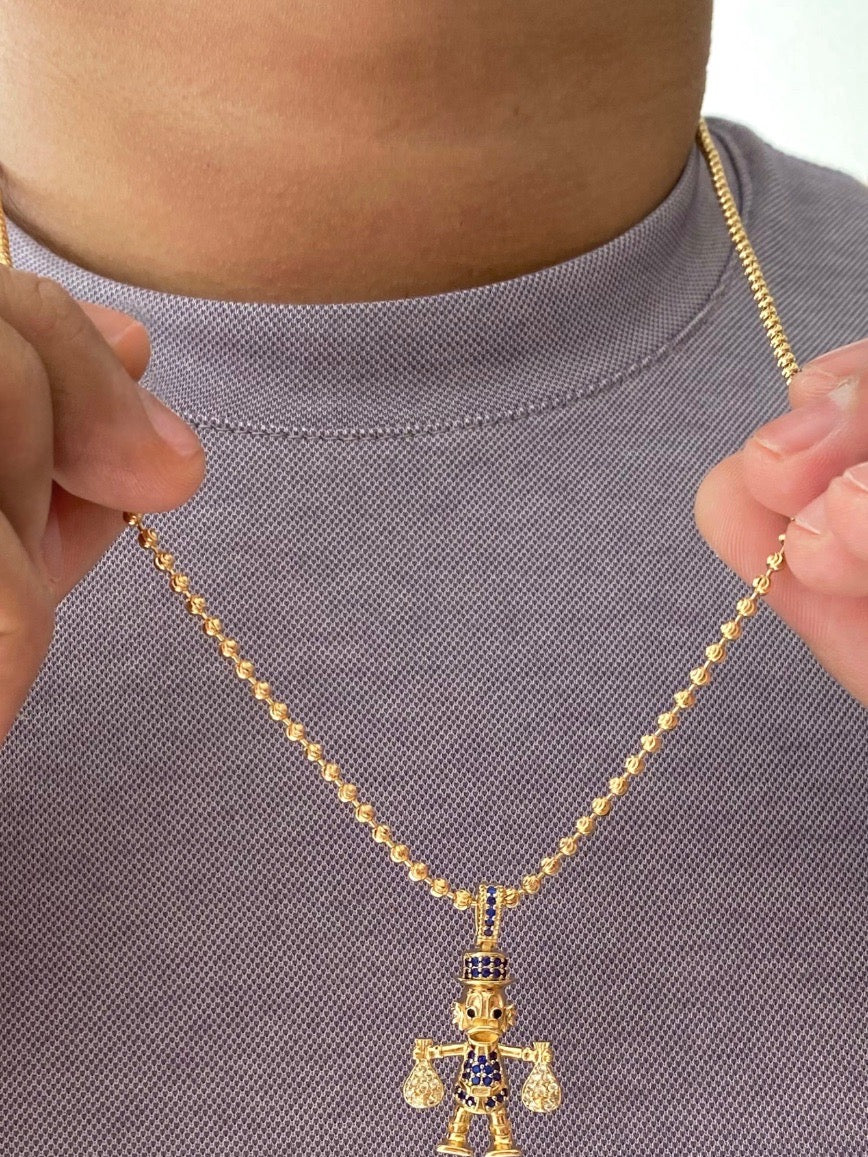 Cadena militar diamantada 3mm 60cms